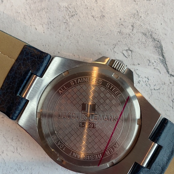 Jacques Lemans Chrono Watch.  NWOT - Picture 4 of 7